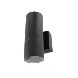 Letsleds Wandlamp LED 2x3Watt ZWART 230Volt IP65 dimbaar