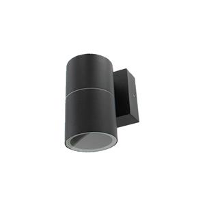 Letsleds Wandlamp LED 1x3Watt ZWART 230Volt IP65 dimbaar