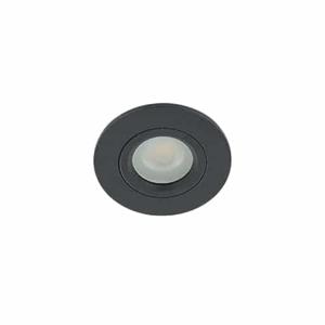 Letsleds LED mini spot MR11 3.7Watt rond ZWART IP65 dimbaar (12Volt)
