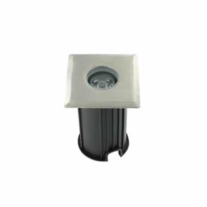 Letsleds Rota LED mini grondspot 1Watt RVS 304 vierkant IP65