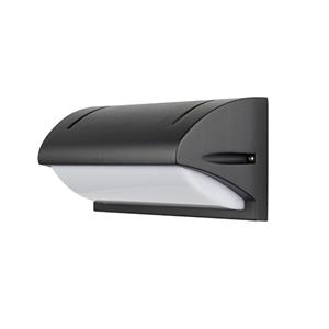 Letsleds Wandlamp LED 12Watt ZWART 230Volt IP65