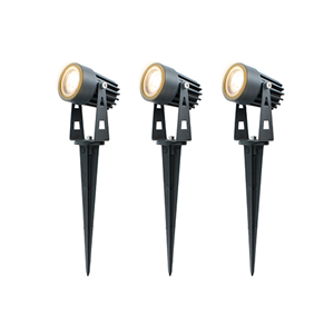 Letsleds Set 3x LED mini tuinspot prikspot 5Watt 220/230Volt dimbaar