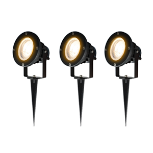 Letsleds Set 3x LED tuinspot prikspot 10Watt 220/230Volt IP65