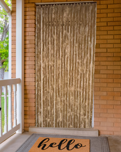 Vliegengordijnen Expert Vliegengordijn Kattenstaarten Beige - 100cm x 230cm