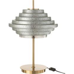 J-Line  Tafellamp Led Goud Metaal|rookglas - 54x36x36cm