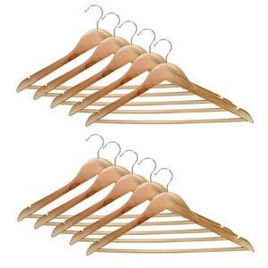 Benson Kledinghangers - 15x - hout - 45 x 24 cm -