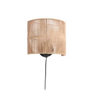 Kave Home Wandlamp Canar Jute - Naturel