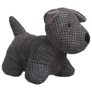 Atmosphera Deurstopper - 1 kg - grijs - polyester - 31 x 24 cm -