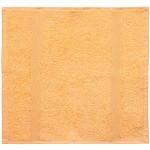 ERWIN M. Waslap Valencia Uni; 30x30 cm (BxL); amber; 5 stuk / verpakking
