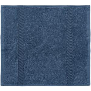 ERWIN M. Waslap Valencia Uni; 30x30 cm (BxL); donkerblauw; 5 stuk / verpakking