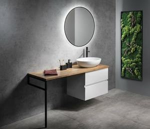 Sapho Woody blad 140x2,8x50 cm massief eiken naturel