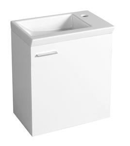 Aqualine Zoja wastafelmeubel 44x50x23,5cm wit