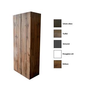 Sanicare Kolomkast  Q7 2-Deurs Soft-Closing Greeploos 160x67x32 cm Belluno