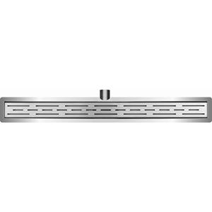Wiesbaden 3e Generatie Douchegoot met Flens en Rooster - 80x7cm - RVS