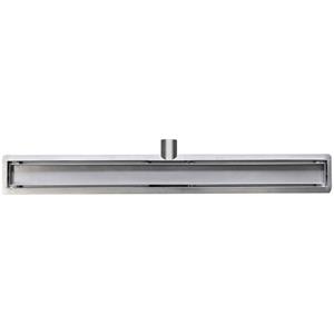 Wiesbaden Douchegoot met Tegelrooster en Flens - 60x7cm - RVS