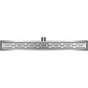Wiesbaden 3e Generatie Douchegoot met Flens en Rooster - 90x7cm - RVS