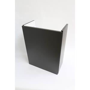 INK Fontein Contra Onderkast Lsdraaiend Greeploos Gelakt Mat Antraciet 40x22x52 cm