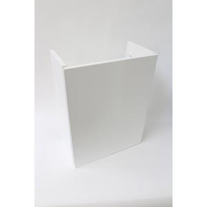 INK Fontein Contra Onderkast Rechtsdraaiend Greeploos Gelakt Mat Wit 40x22x52 cm