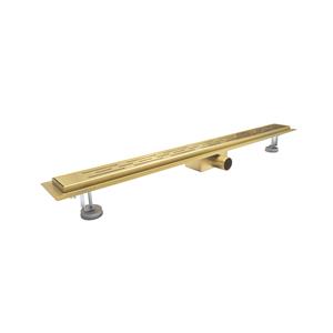 Boss & Wessing Douchegoot BWS Colorato Compleet 100cm Geborsteld Goud