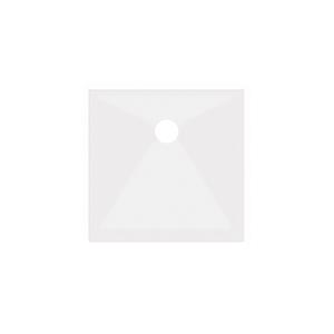 Allibert Diam Douchebak - 90x90- Wit- Glanzend