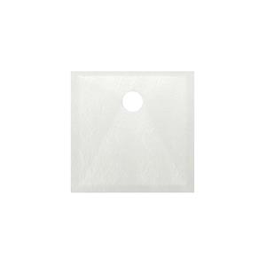 Allibert Mara Douchebak - 80x80- Wit- Steen Effect