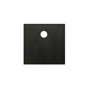 Allibert Mara Douchebak - 80x80- Zwart- Steen Effect