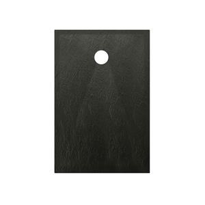 Allibert Mara Douchebak - 140x90- Zwart- Steen Effect