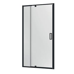 Allibert  Douchedeur Lonso 83-100 X 200cm - Zwart Profiel - 8 Mm Helder Glas