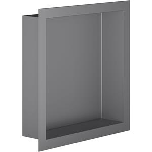 BES LED Inbouwnis - Leoni Prim - 30x30x7cm - Gunmetal Grijs