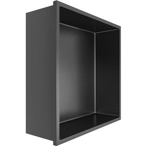 BES LED Inbouwnis - Leoni Nima - 30x30x10cm - Gunmetal Grijs