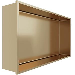 BES LED Inbouwnis - Leoni Nima - 30x60x10cm - Geborsteld Goud