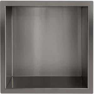 Wiesbaden Demis Inbouwnis - 30x30x10cm - Gunmetal