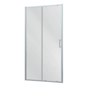 Allibert  Douche Schuifdeur Lonso 110-120 X 200cm - Chroom Profiel - 8 Mm Helder Glas