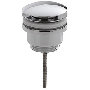 Wiesbaden Caral Clickwaste Afvoerplug - 5/4inch - Chroom