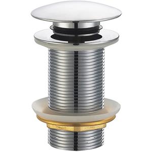 Wiesbaden Caral Clickwaste Afvoerplug - Verlengd - 5/4inch - Chroom