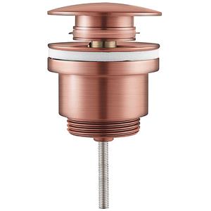 BES LED Clickwaste Afvoerplug - Leoni Clis - Messing - PVD - Geborsteld Koper