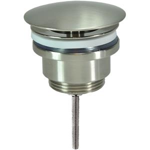 Wiesbaden Caral Open Afvoerplug - 5/4inch - Geborsteld Staal