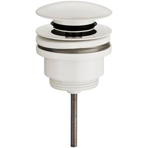 Wiesbaden Caral Clickwaste Afvoerplug - 5/4inch - Mat Wit