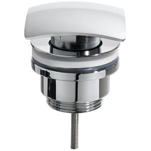 Wiesbaden Rombo Clickwaste Afvoerplug - 5/4inch - Chroom