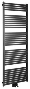 Aqualine Tondi handdoek radiator 60x169 mat zwart
