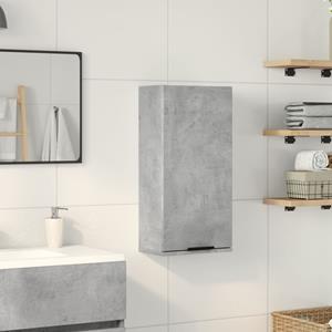 VidaXL Badkamerkast wandgemonteerd 32x20x67 cm betongrijs