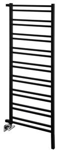 Sapho Metro Space radiator zijaansluiting ruimteverdeler 55x143 mat zwart