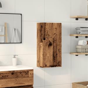 VidaXL Badkamerkast wandgemonteerd 32x20x67 cm artisanaal eikenkleur