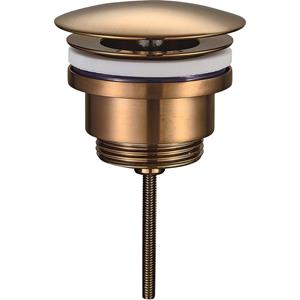 Wiesbaden Caral Open Afvoerplug - 5/4inch - Geborsteld Brons Koper