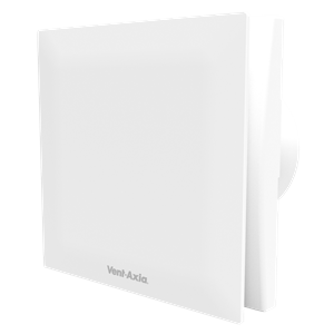 Vent-Axia MUTE 100 HTN badkamerventilator - timer & vochtsensor - 77m3/h - Ø100mm