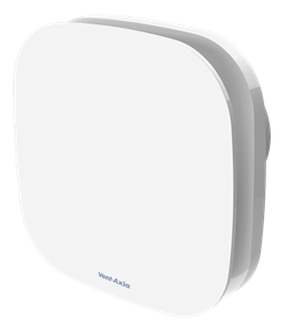Vent-Axia Supra design 125HT badkamerventilator - Timer & Vochtsensor - 160 m3/h - Ø125mm