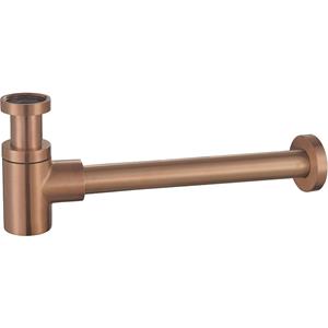 Wiesbaden Star Sifon - Laag - 5/4inch x 32mm - Geborsteld Brons Koper