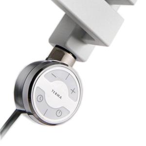 Sapho Moa verwarmingselement met thermostaat 400W chroom
