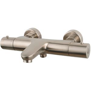 Wiesbaden Caral Thermostatische Badmengkraan - Geborsteld Staal