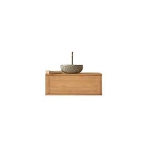 Tikamoon  Basic - Massief teakhouten badmeubel 80 cm